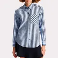 Chemise bleu et noir