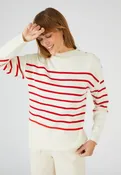 PULL MARINIERE ROUGE