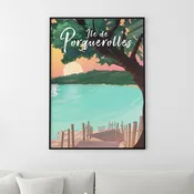 Affiche Ile de Porquerolles