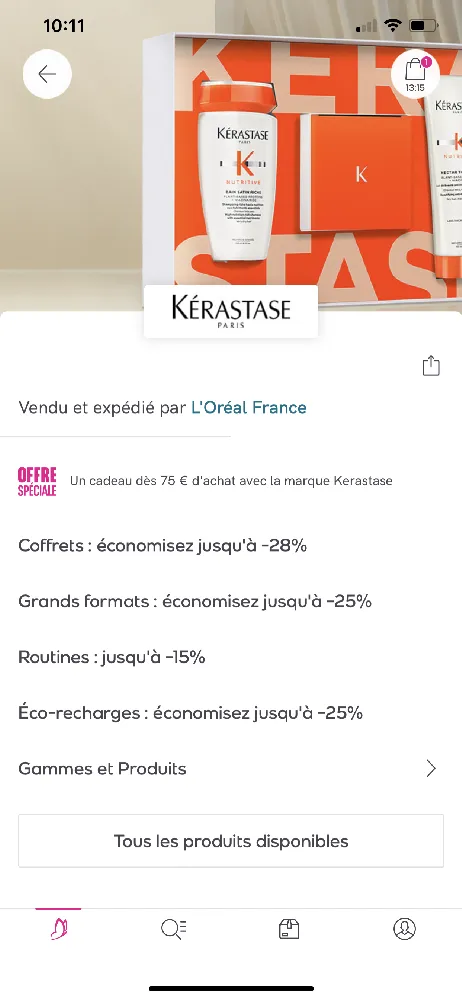 Kérastase Kérastase petit cadeau