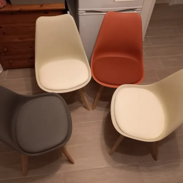 Lot de 4 chaises nordia
