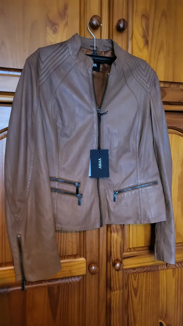 Un superbe blouson en cuir