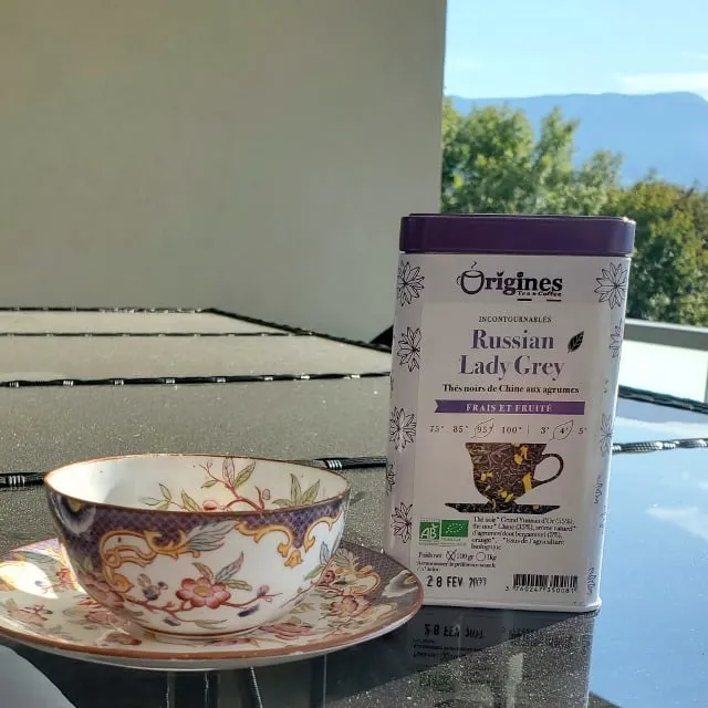 Une tasse de thé russe pour finir la journée en beauté, merci Origines Tea and Coffee 😋🥰