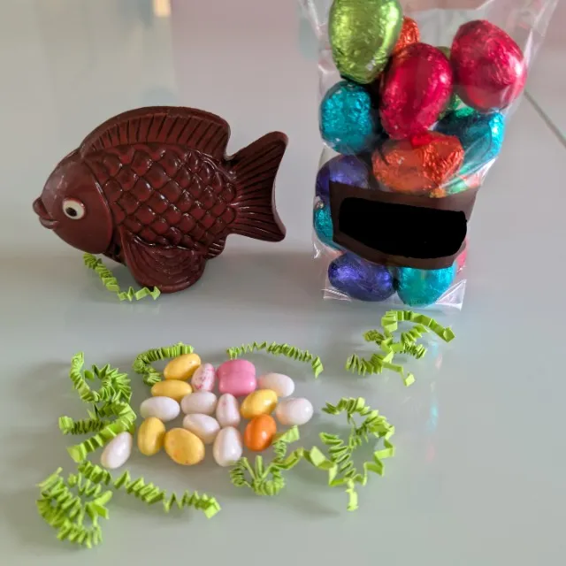 Poisson et oeufs de Pâques !