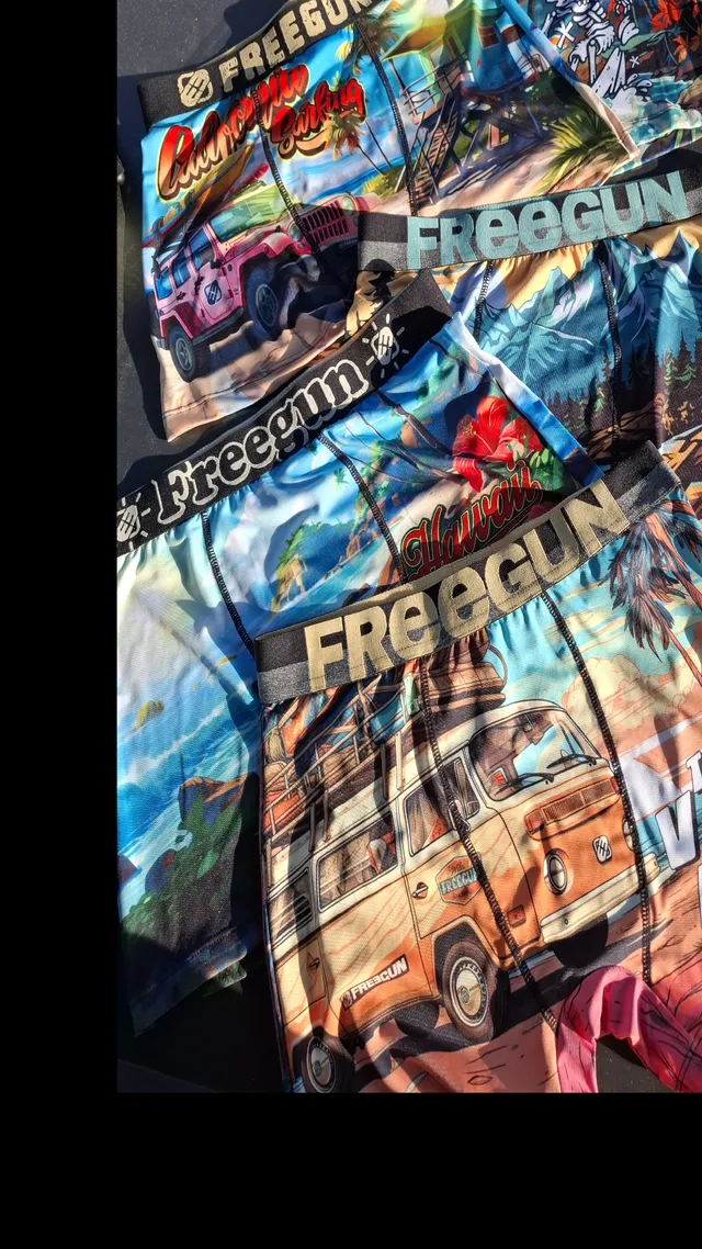 Caleçons Freegun, une invitation au voyage