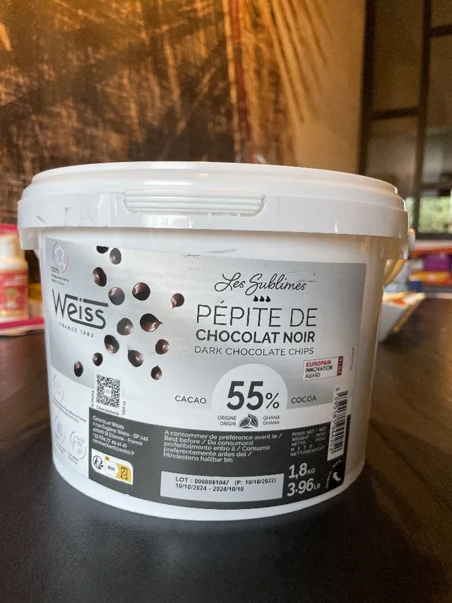 Pépites de chocolat Weiss. Top qualité !