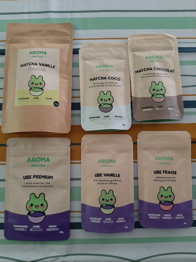 Boisson Matcha et Ube
