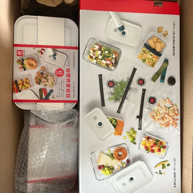 Commande zwilling emballage sous vide