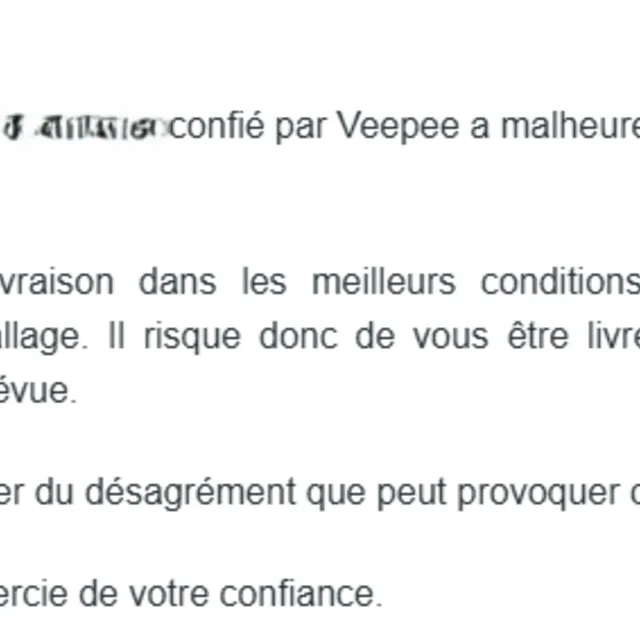 Aïe la Poste réemballe mon colis :(