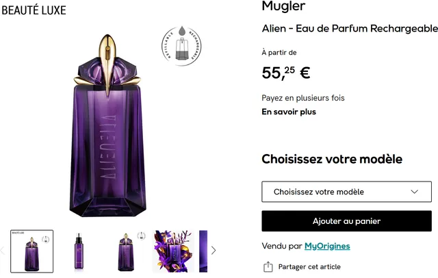 son parfum préféré