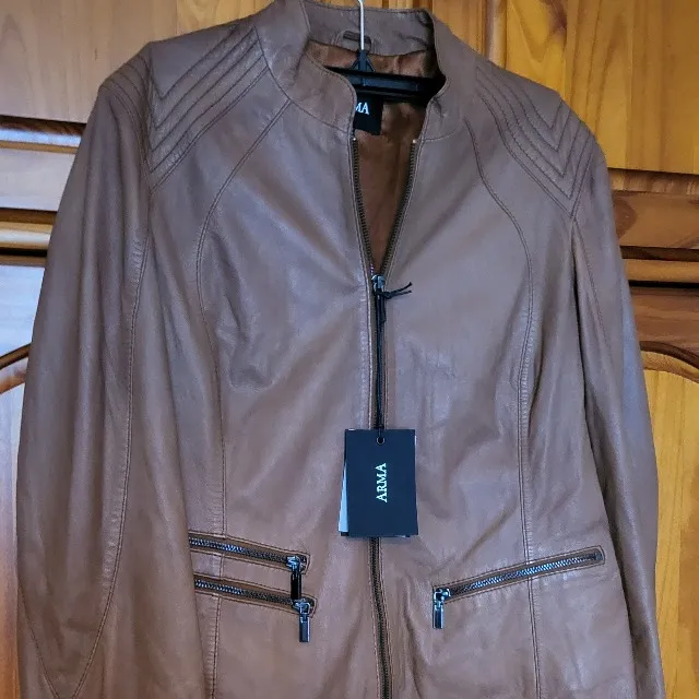 Un superbe blouson en cuir