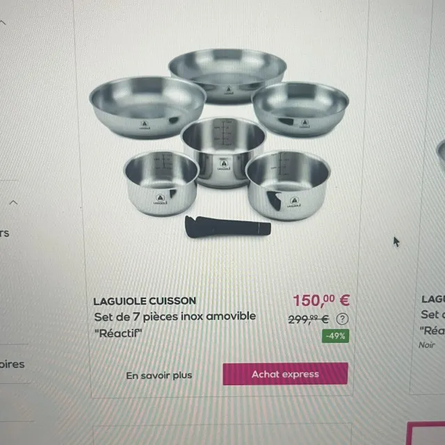 Prix différents