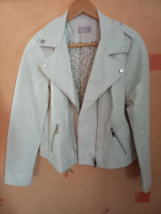 Veste femme en simili souple Cassis