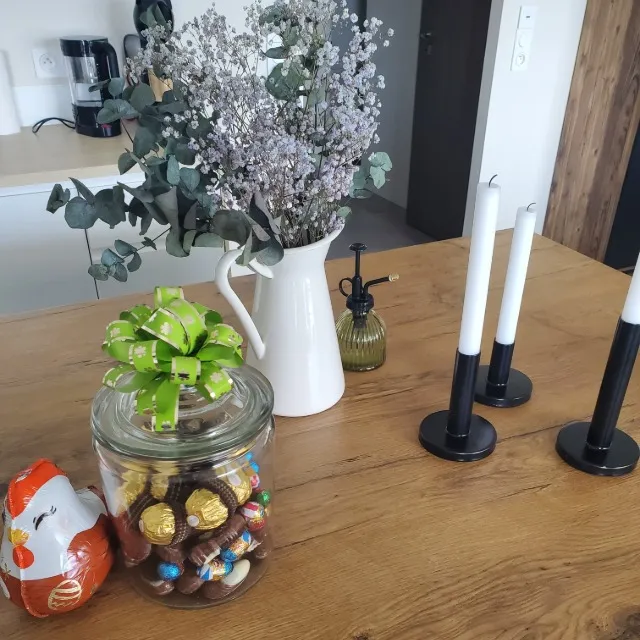 Une décoration fleurie pour l arrivée du printemps et des douceurs pour la prochaine pâques 🥰😚