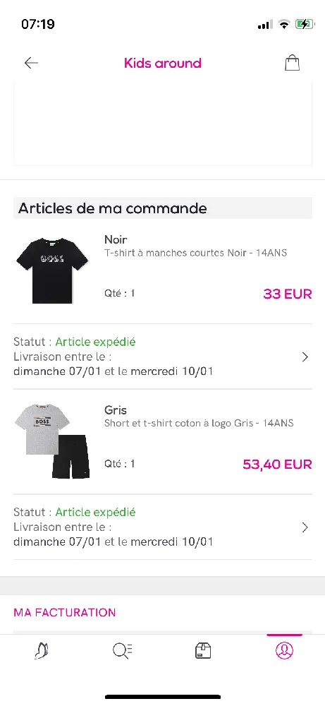 Encore une commande BOSS pour mon fils