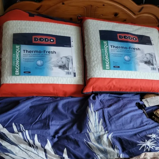 Mes nouveaux oreillers sont arrivés