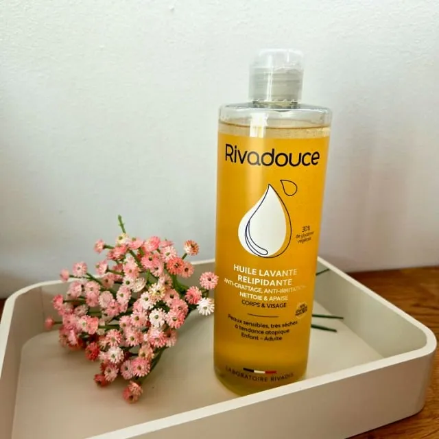 l'huile lavante relipidante Rivadouce