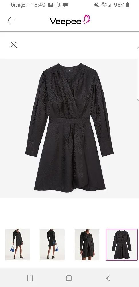 The Kooples petite robe noire : reçue !