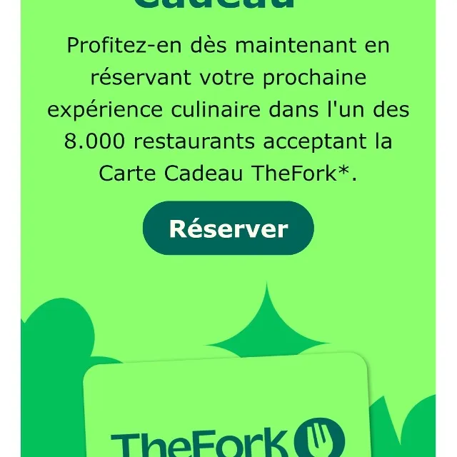 Carte the fork et resto