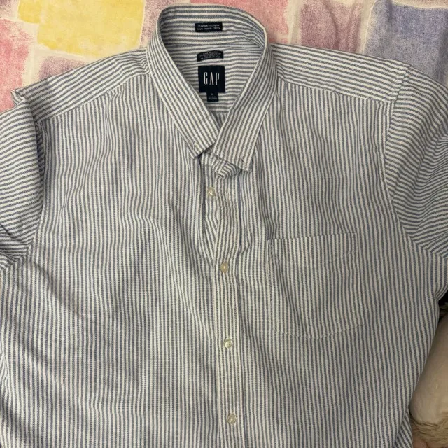 GAP - Chemise - coton - bleu ciel