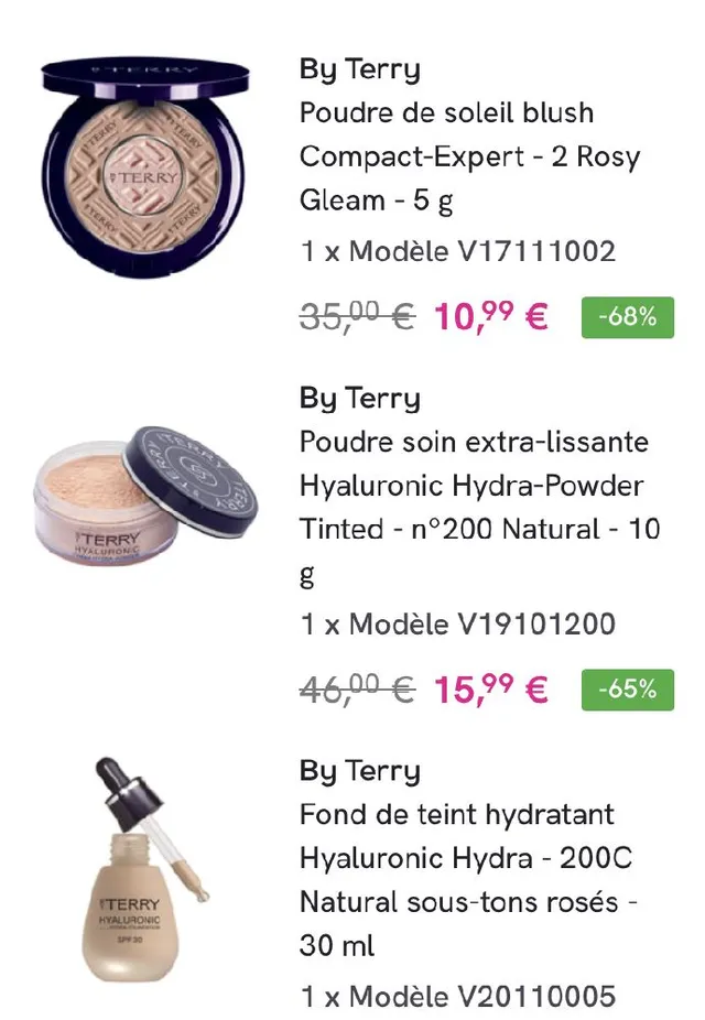 Vente privée BY TERRY😱😱