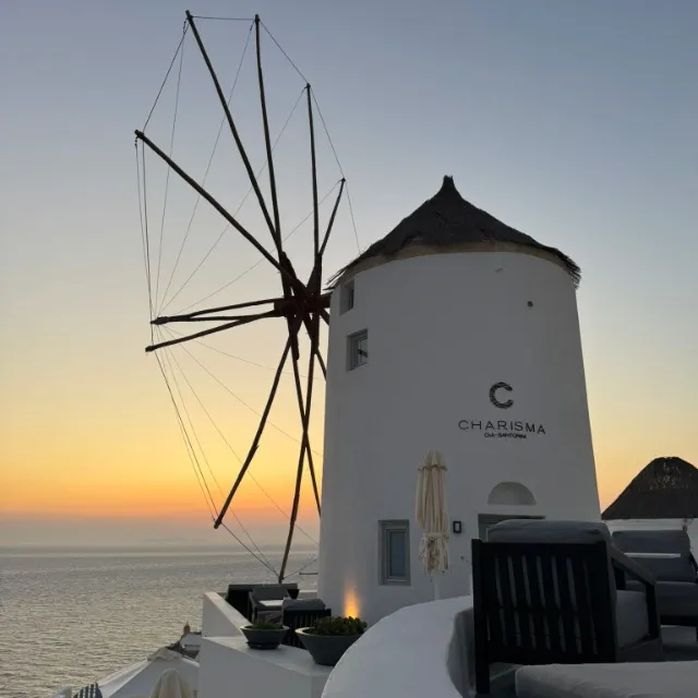 Sunset à Santorin