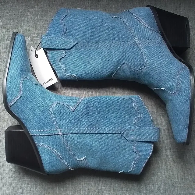 Santiags Pull&Bear en jean
