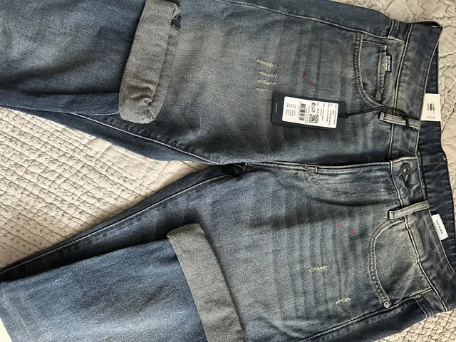 Jeans boyfriend 100% coton  bleu G-Star