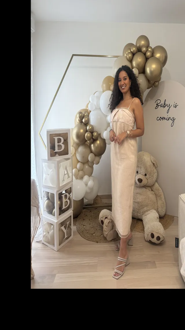 Robe soirée Zara rose
