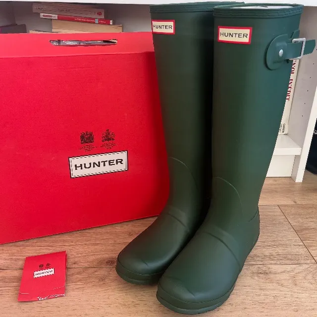 Magnifique bottes de pluie haute Hunter vert