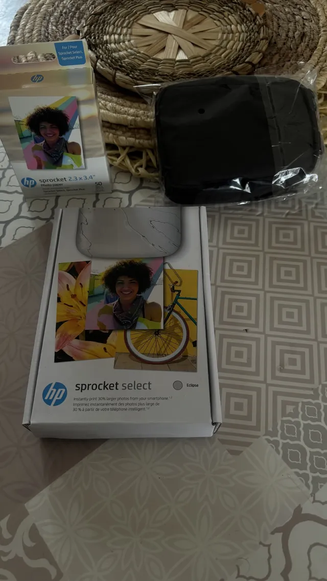 Mini imprimante hp pour mes photos cet été !