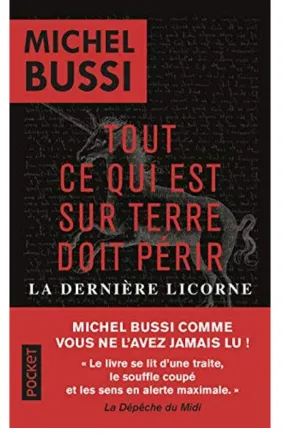 Tout ce qui est sur terre doit périr de Michel Bussi