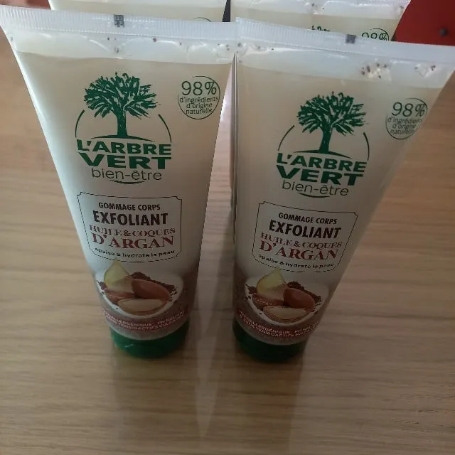 Lot gommages argan l'arbre vert