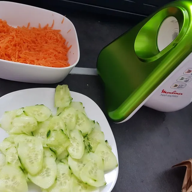Des crudités fraîches en quelques secondes