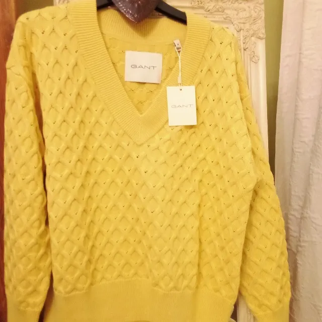 GANT MAGNIFIQUE PULL JAUNE