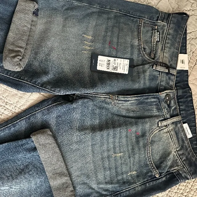 Jeans boyfriend 100% coton  bleu G-Star
