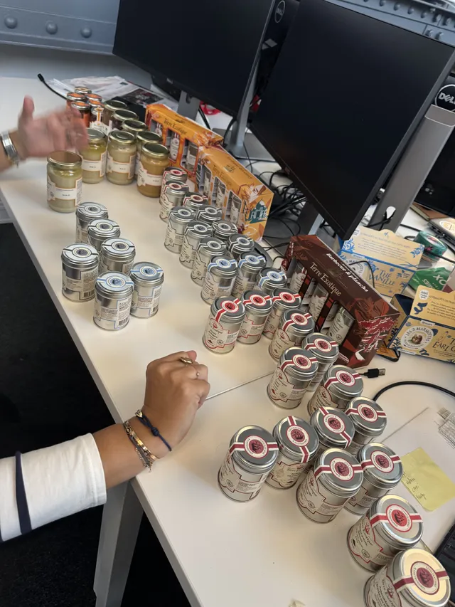 Commande Terre Exotique avec les collègues !