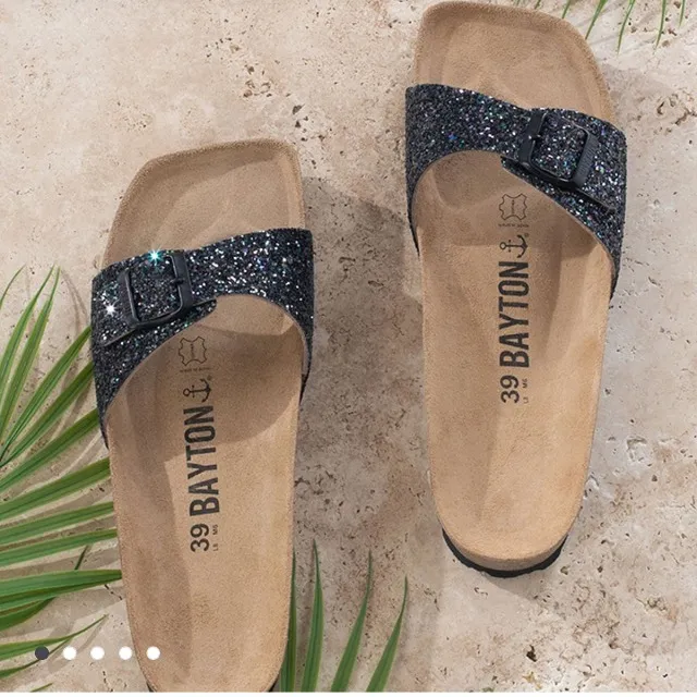 Sandales 1 bride bayton noires