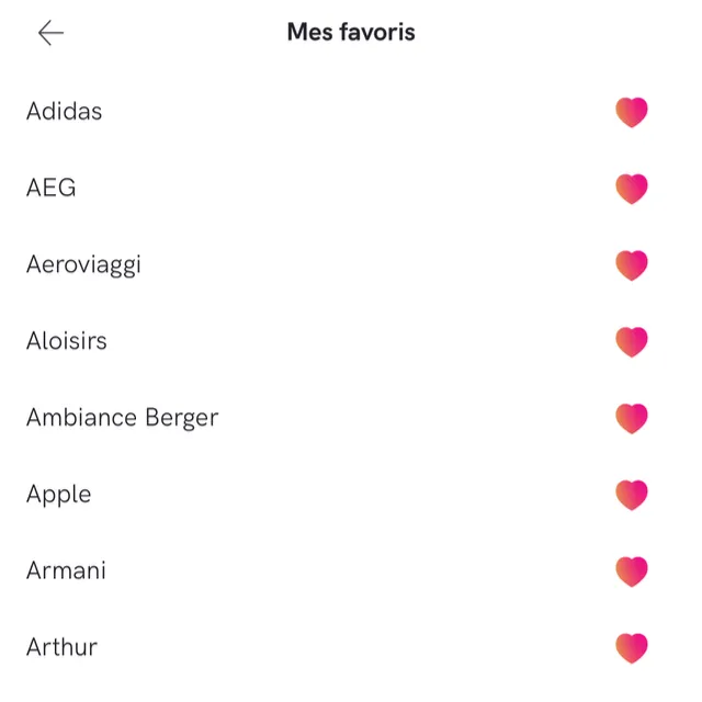 Mes favoris pour ne rien rater