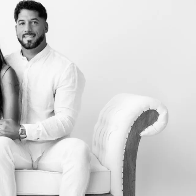 Commande MANGO ensemble en lin blanc