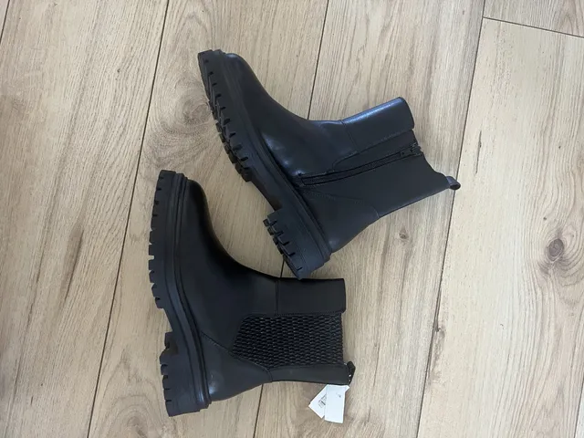 Bottines Geox cuir noir