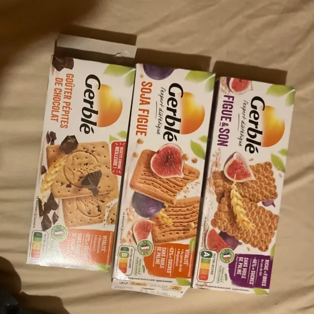 Commande biscuits Gerblé