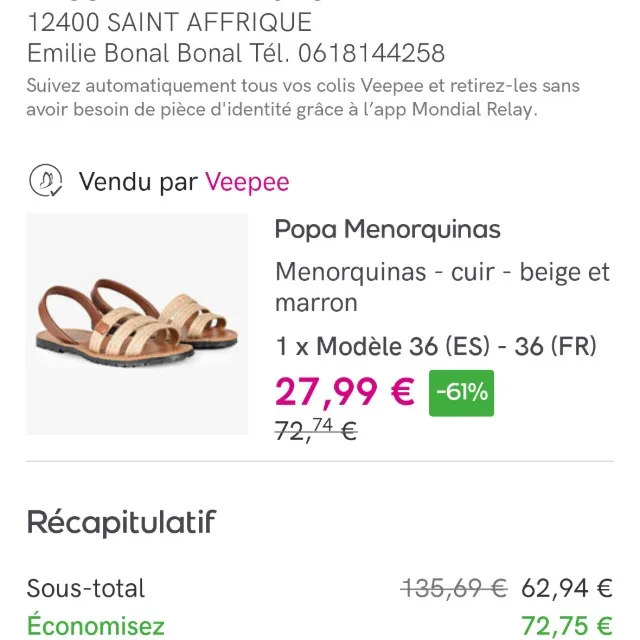 Commande en cours