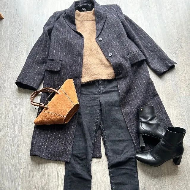 Mon manteau en laine Zara