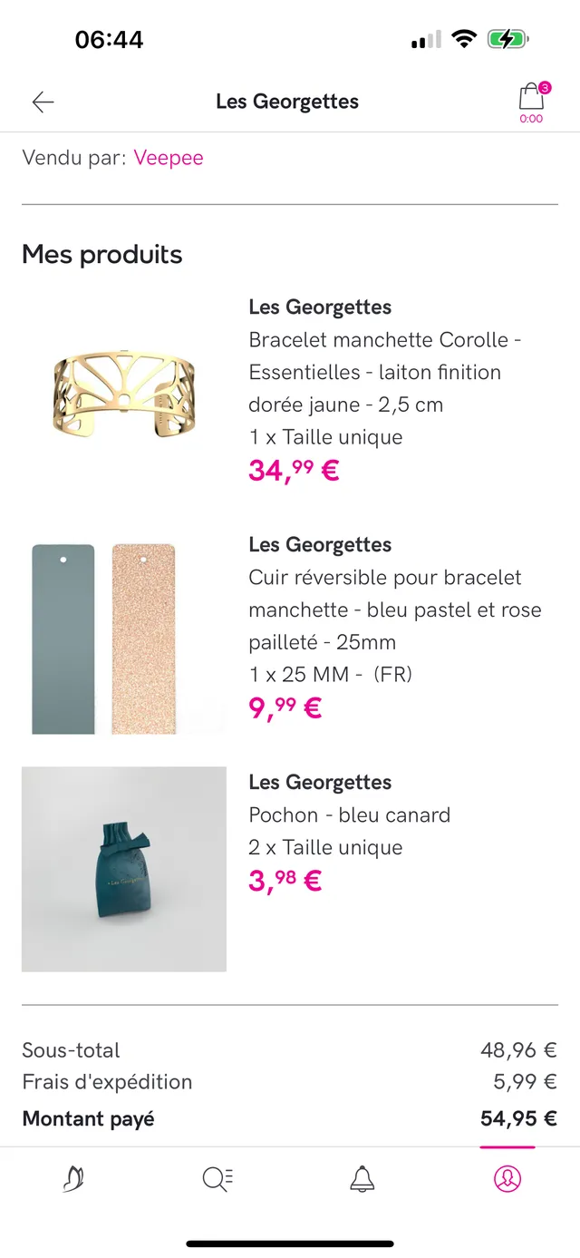 Voilà ce que j ai acheté