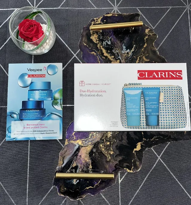 Reçu produits test clarins