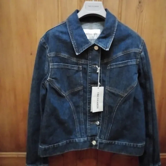 Veste en jeans TRUSSARDI