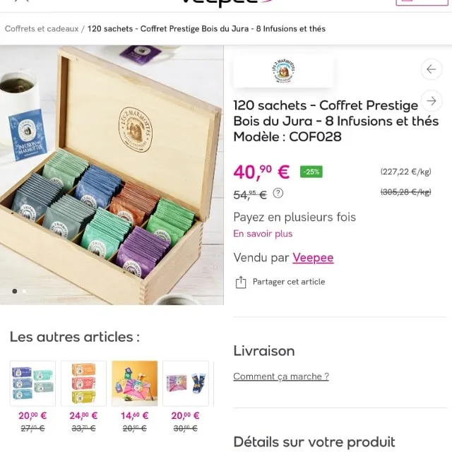 2 coffrets prestigieux