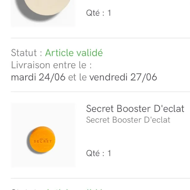 Hâte de recevoir mes nouveaux achats