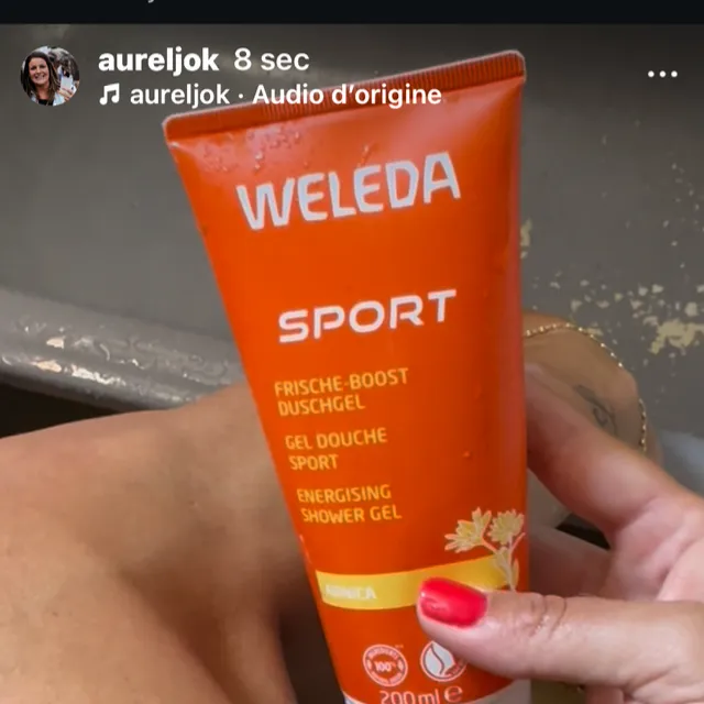Une routine après le sport weleda au top